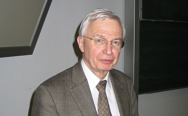 Jean Marie Lehn, à la sortie d'une conférence à Dresde (Allemagne) en 2008